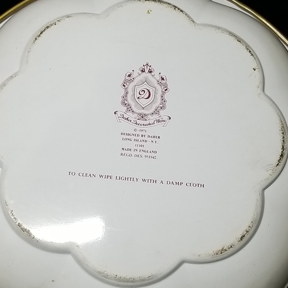 Daher Decorated Ware 1971 Tin Bowl - Picture 5 of 5